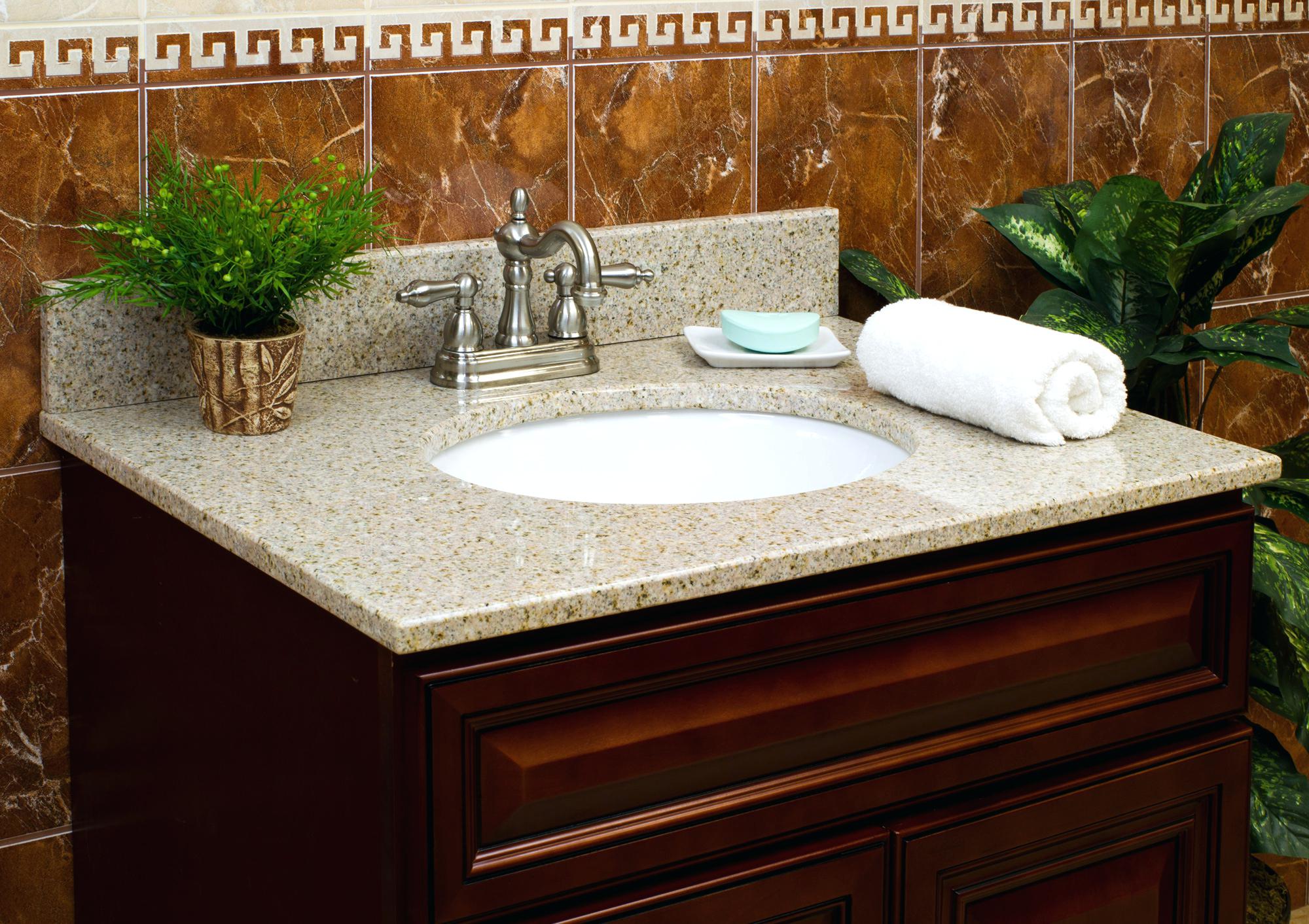 bathroom vanities with granite tops