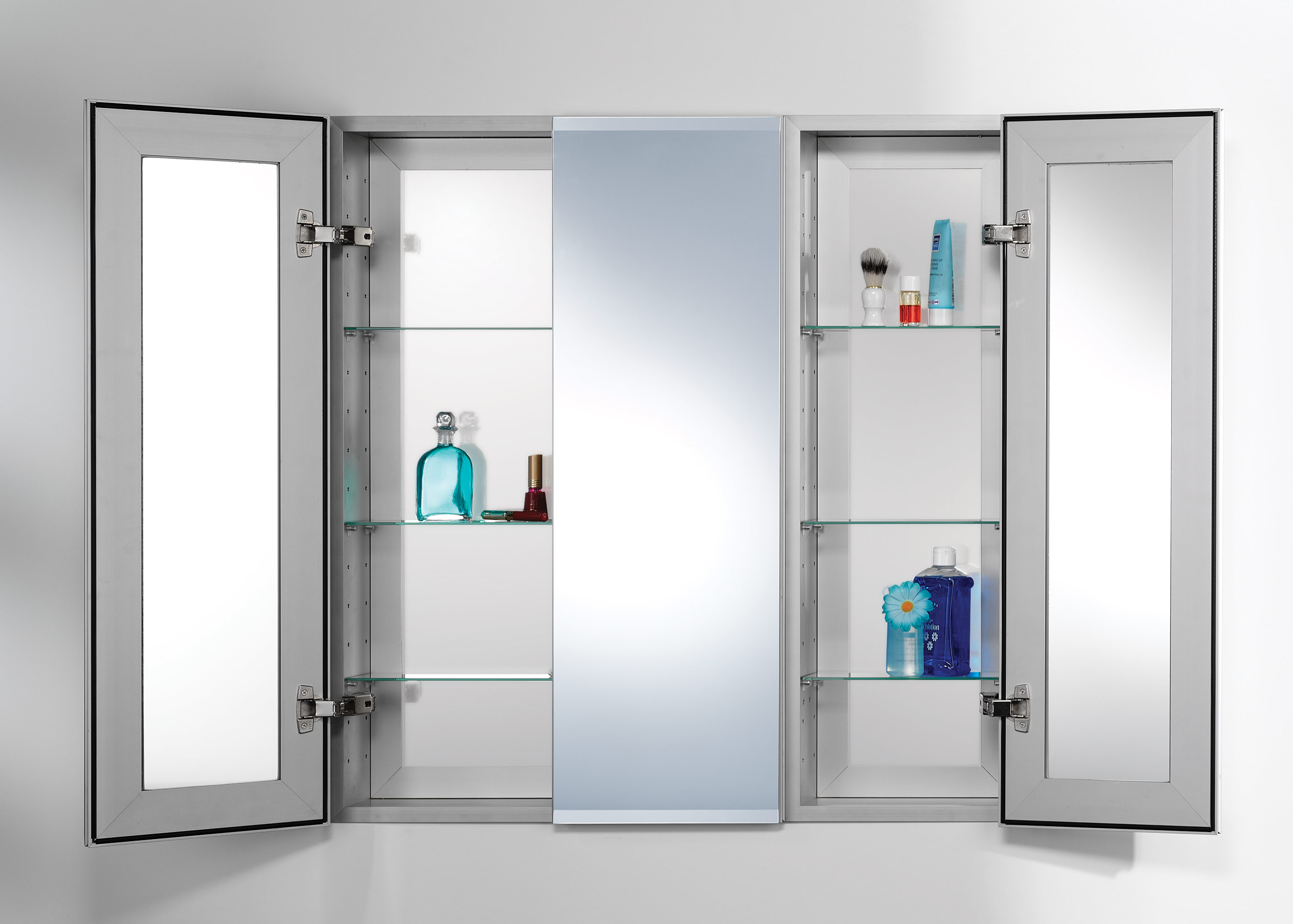 Bathroom Medicine Cabinets - With Lights, Recessed, Mirrored